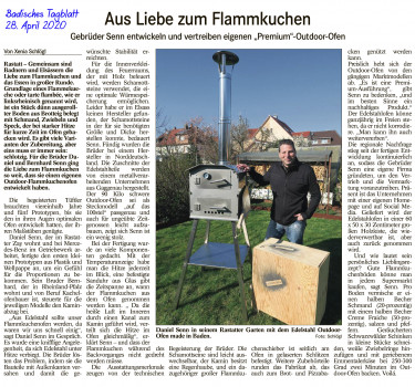 Zeitungsbericht Badisches Tagblatt 2020